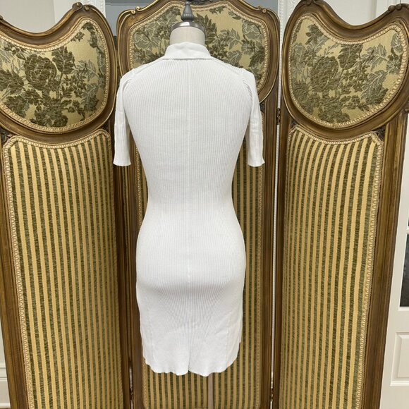 Everlane White Ribbed Polo Dress - Picture 5 of 9